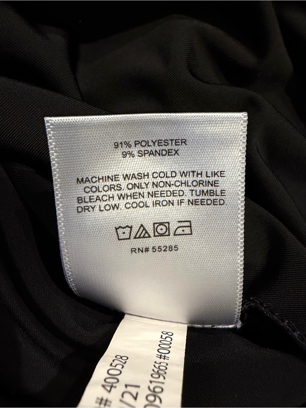 EXPRESS Body Contour Twist Front Long Sleeve Bodysuit Black - XS - Picture 5 of 5